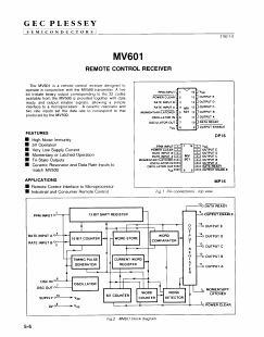 MV601 Datasheet PDF ETC1