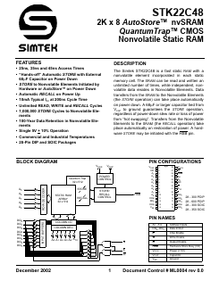 STK22C48-W45 Datasheet PDF ETC1