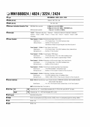 MN1880024 Datasheet PDF ETC1