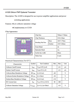 A1020 Datasheet PDF ETC1