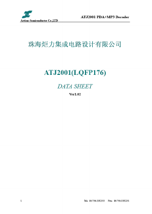 ATJ2001P176 Datasheet PDF ETC1