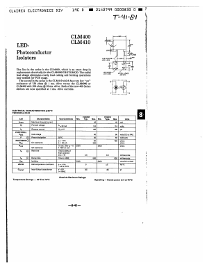 CLM401 Datasheet PDF ETC1