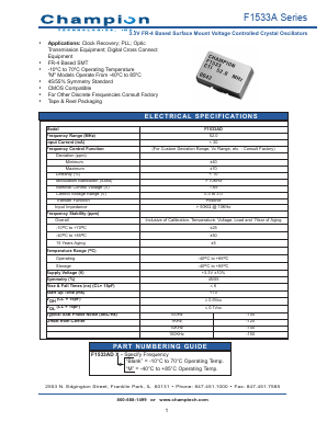 F1533A Datasheet PDF ETC1