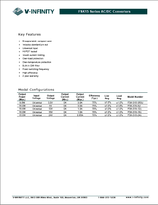 FSK-S15-5U Datasheet PDF ETC1