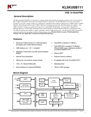 KL5KUSB111 Datasheet PDF ETC1