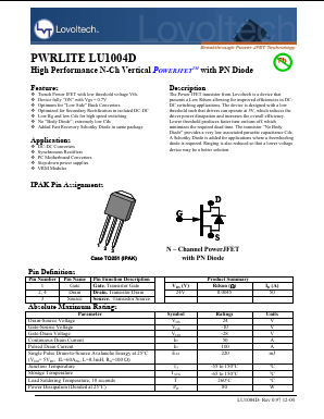 LU1004D Datasheet PDF ETC1