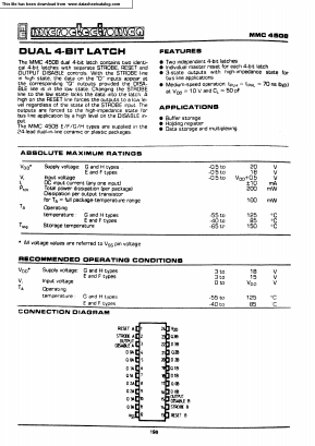 MMC4508E Datasheet PDF ETC1