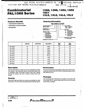 PAL16C1 Datasheet PDF ETC1