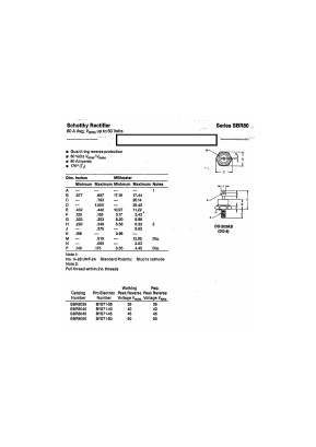 SBR80 Datasheet PDF ETC1