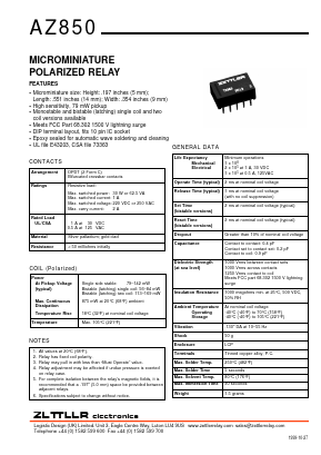 AZ850P1-5 Datasheet PDF ETC1