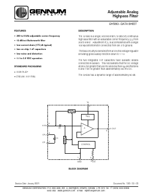 GH580 Datasheet PDF ETC1