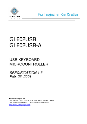 GL602USB Datasheet PDF ETC1