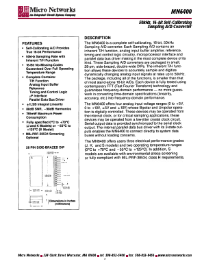 MN6400 Datasheet PDF ETC1