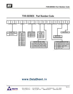 TVR20301 Datasheet PDF ETC1