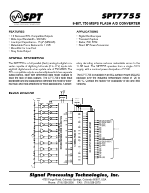 SPT7755B Datasheet PDF ETC1