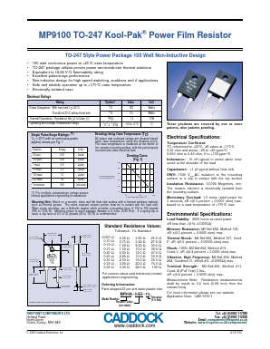 MP9100-25.0-1 Datasheet PDF ETC1