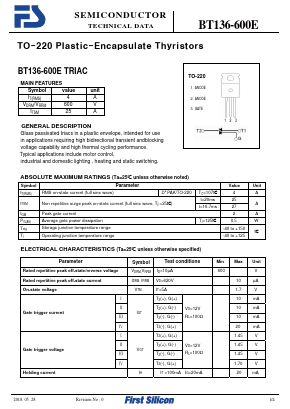 BT136-600E Datasheet PDF ETC1