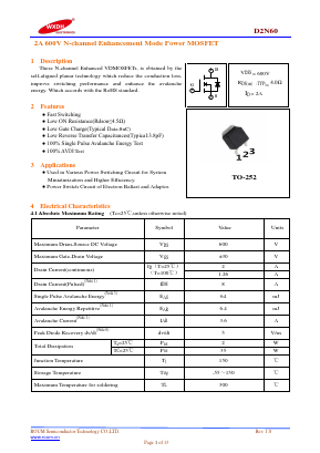 D2N60 Datasheet PDF ETC1