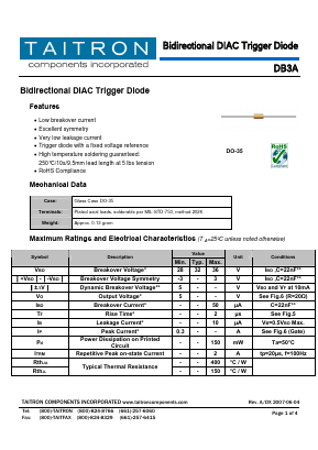 DB3A Datasheet PDF ETC2