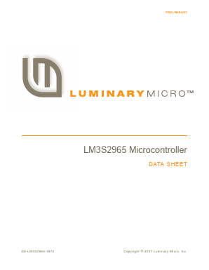 LM3S2965-IQC20-A2T Datasheet PDF ETC2