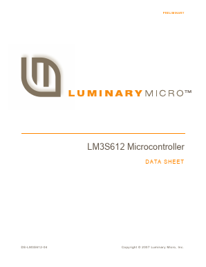LM3S612-IRN20-A0T Datasheet PDF ETC2
