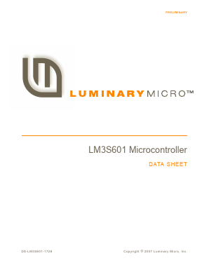 LM3S601-IQC20-A1 Datasheet PDF ETC2