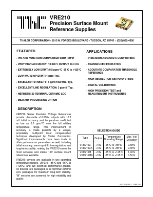 VRE210 Datasheet PDF ETC2