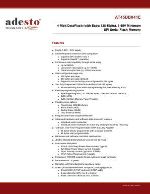 AT45DB041E Datasheet PDF ETC2