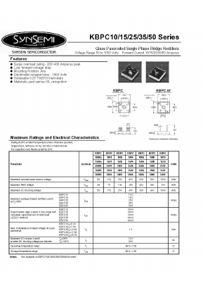 KBPC35 Datasheet PDF ETC2