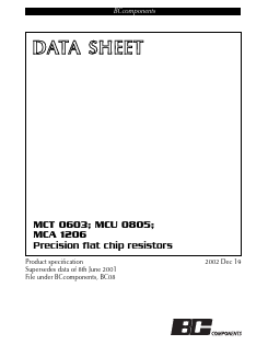 MCA1206 Datasheet PDF ETC2