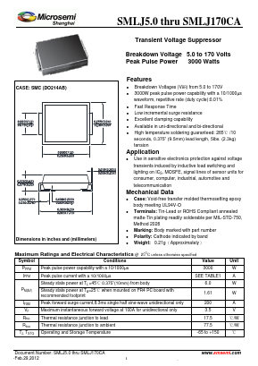 SMLJ43C Datasheet PDF ETC2