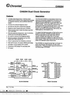 CH9294 Datasheet PDF ETC2