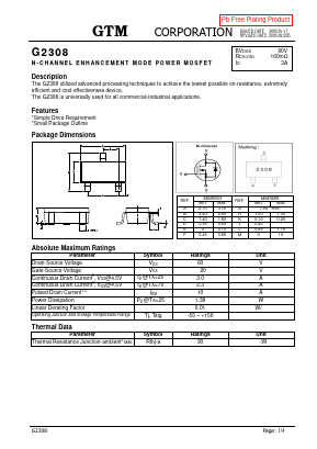 G2308 Datasheet PDF E-Tech Electronics LTD