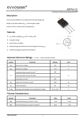 IRFP4468 Datasheet PDF VER SEMICONDUCTOR CO.,LIMITED