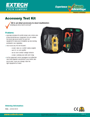 TK32A Datasheet PDF Extech Instruments Corporation.