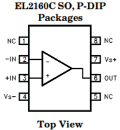 EL2160CS Datasheet PDF Elantec -> Intersil