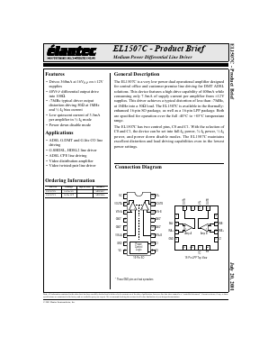 EL1507CL Datasheet PDF Elantec -> Intersil