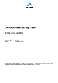 B41866C3567M012 Datasheet PDF EPCOS AG