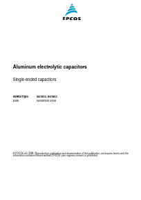 B41853 Datasheet PDF EPCOS AG