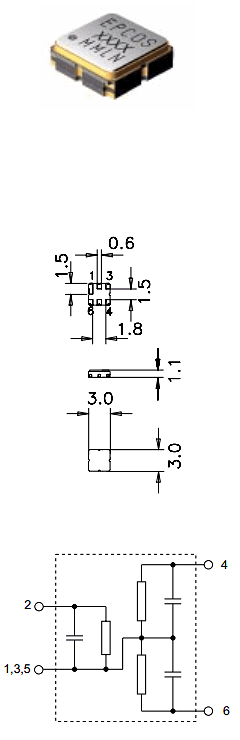 B1644 Datasheet PDF EPCOS AG