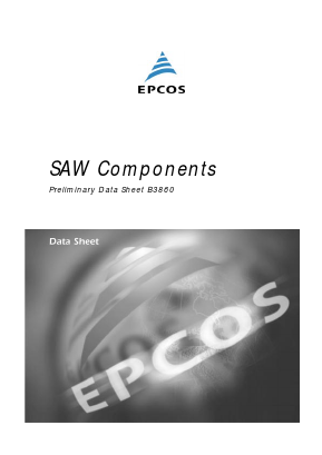 B39451B3860H310 Datasheet PDF EPCOS AG