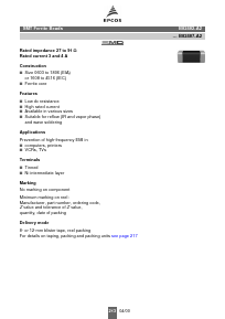 B82482-A2 Datasheet PDF EPCOS AG
