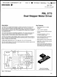 PBL3773 Datasheet PDF Ericsson 