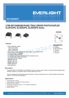 EL3010(TB)-V Datasheet PDF EVERLIGHT
