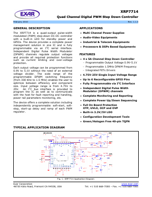 XRP7714ILB-F Datasheet PDF Exar Corporation