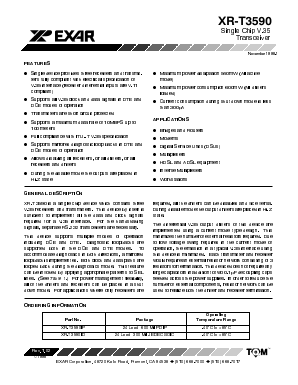 XR-T3590 Datasheet PDF Exar Corporation