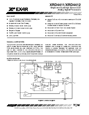 XRD4411 Datasheet PDF Exar Corporation