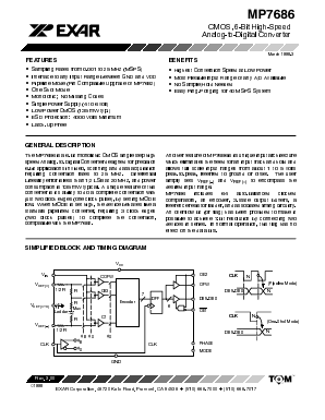 MP7686KS Datasheet PDF Exar Corporation