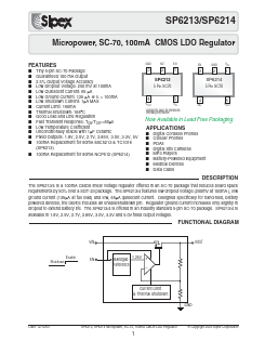 SP6213EC5-2-7 Datasheet PDF Exar Corporation