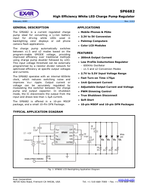 SP6682EU-L/TR Datasheet PDF Exar Corporation